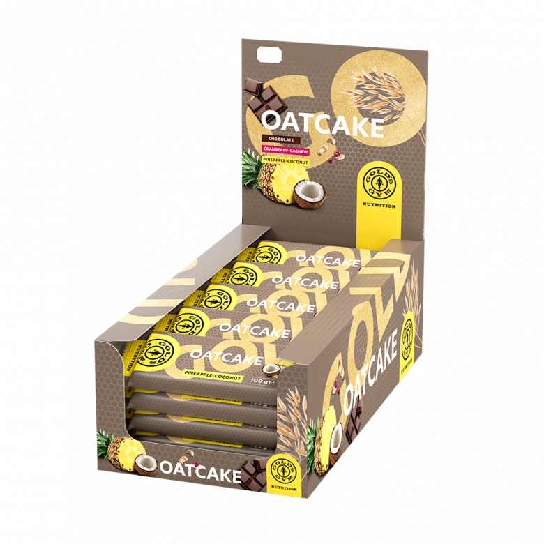 OATCAKE 25x100g PINEAPPLE-COCONUT