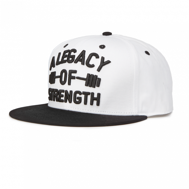 Gold's Gym Legacy of Strength Snapback Weiss
