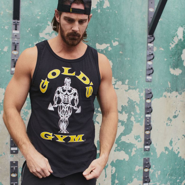 Gold's Gym Muscle Joe Athlete Tank Schwarz
